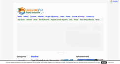 Desktop Screenshot of lanzarotevisit.com